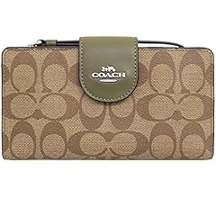 Amazon | [コーチ] 財布(長財布) FC2874 C2874 カーキ×ボールド